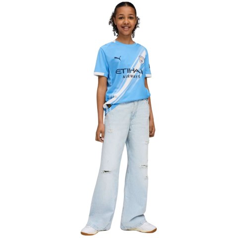 Koszulka dla dzieci Puma MCFC Home Jersey Replica błękitna 780341 01
