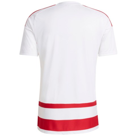 Koszulka męska adidas Hooped 26 Jersey biało-czerwona KF3388