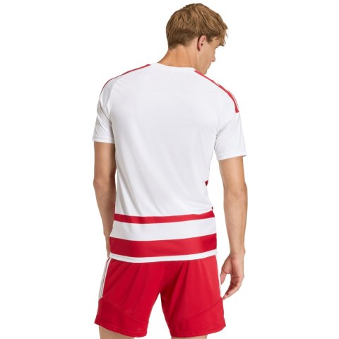 Koszulka męska adidas Hooped 26 Jersey biało-czerwona KF3388