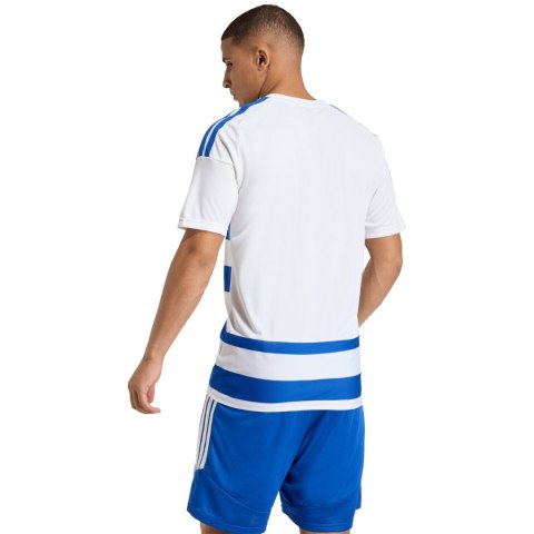 Koszulka męska adidas Hooped 26 Jersey biało-niebieska KF3389