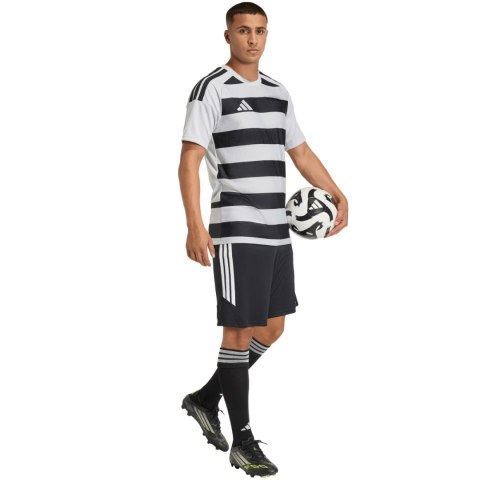Koszulka męska adidas Hooped 26 Jersey szaro-czarna KF3396