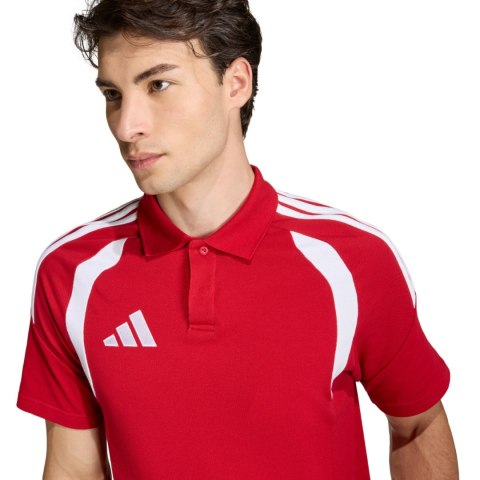 Koszulka męska adidas Tiro 26 League Polo czerwona KF3400