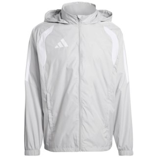 Kurtka dla dzieci adidas Tiro 26 League Windbreaker szara KT2426