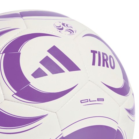 Piłka nożna adidas Tiro Club Sala biało-fioletowa JW1535