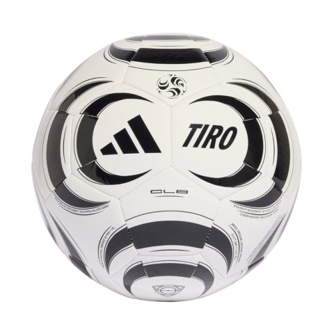 Piłka nożna adidas Tiro Club biało-czarna JW1530