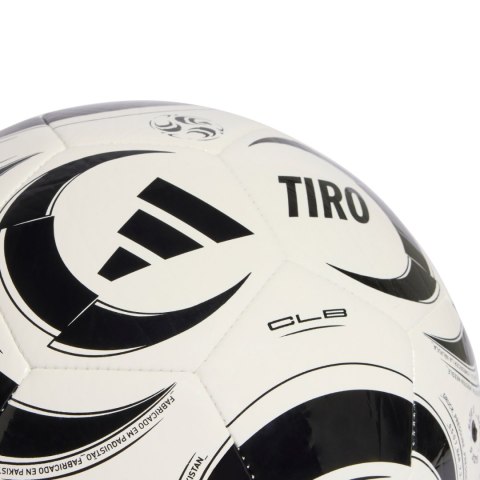 Piłka nożna adidas Tiro Club biało-czarna JW1530