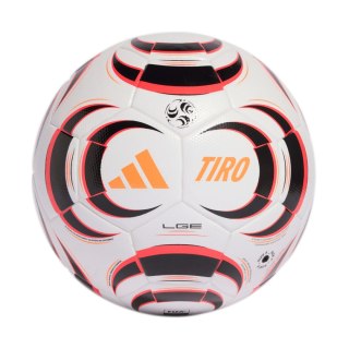 Piłka nożna adidas Tiro League biało-czarno-pomarańczowa KA5263