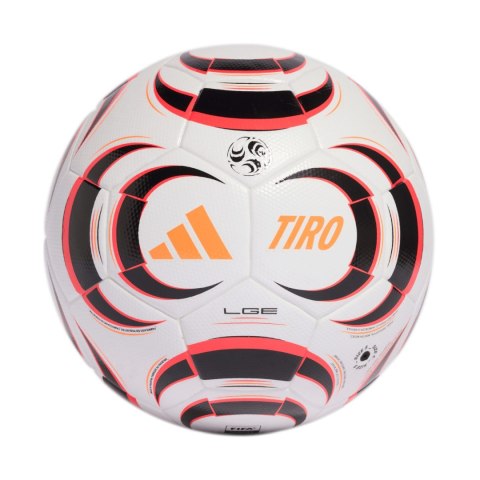 Piłka nożna adidas Tiro League biało-czarno-pomarańczowa KA5263