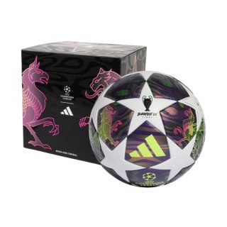 Piłka nożna adidas UCL 25/26 Final League Box fioletowo-biała JX9101
