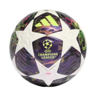 Piłka nożna adidas UCL 25/26 Final Pro fioletowo-biała JX9077