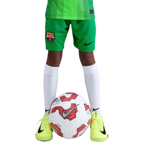 Spodenki dla dzieci Nike FC Barcelona 2025/26 Stadium Goalkeeper zielone HQ0475 310