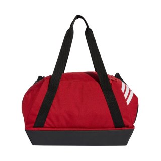 Torba adidas Tiro Duffle Small With Bottom Compartment czerwona JY7964