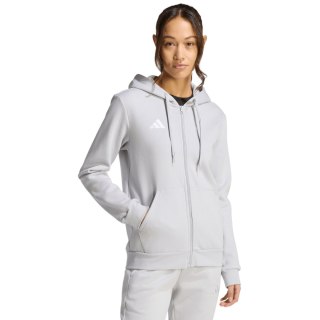 Bluza damska adidas Entrada 26 Full Zip Hoodie szara KF5936