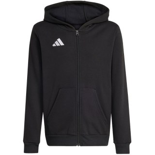 Bluza dla dzieci adidas Entrada 26 Full Zip Hoodie czarna KH1782