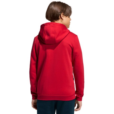 Bluza dla dzieci adidas Entrada 26 Full Zip Hoodie czerwona KH1781