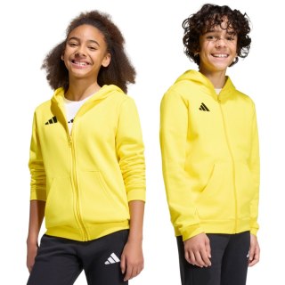 Bluza dla dzieci adidas Entrada 26 Full Zip Hoodie żółta KH1777