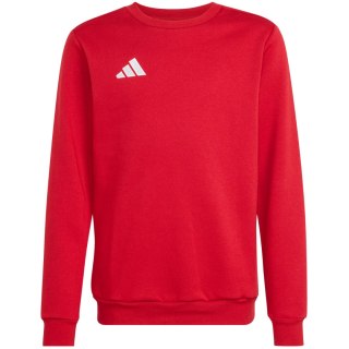 Bluza dla dzieci adidas Entrada 26 Sweat Top czerwona JZ6556