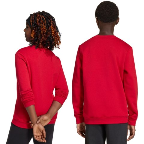 Bluza dla dzieci adidas Entrada 26 Sweat Top czerwona JZ6556