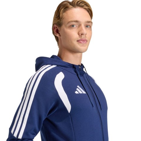 Bluza męska adidas Tiro 26 League Sweat Full Zip Hoodie granatowa KF3320