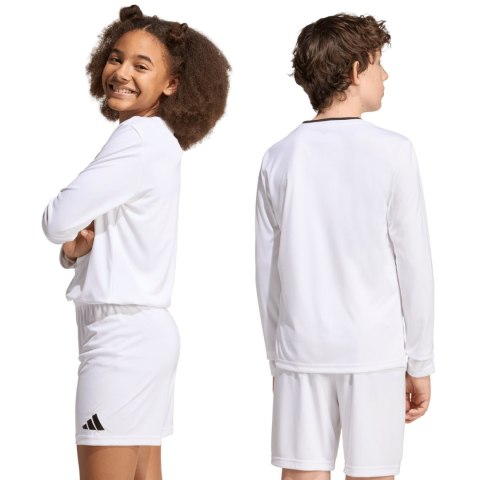 Koszulka dla dzieci adidas Entrada 26 Long Sleeve Jersey biała KF5874