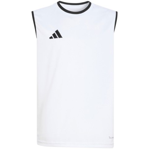 Koszulka dla dzieci adidas Entrada 26 Sleeveless Jersey biała KB3935