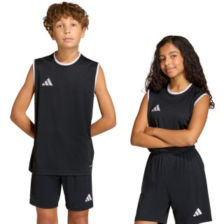 Koszulka dla dzieci adidas Entrada 26 Sleeveless Jersey czarna KB3933