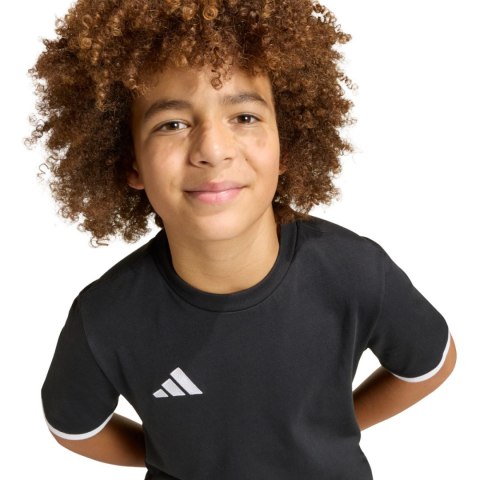 Koszulka dla dzieci adidas Entrada 26 Tee czarna JZ6671