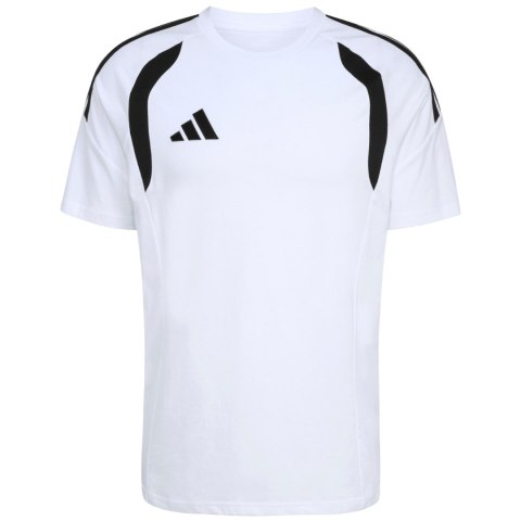 Koszulka męska adidas Tiro 26 League Tee biało-czarna KC3698