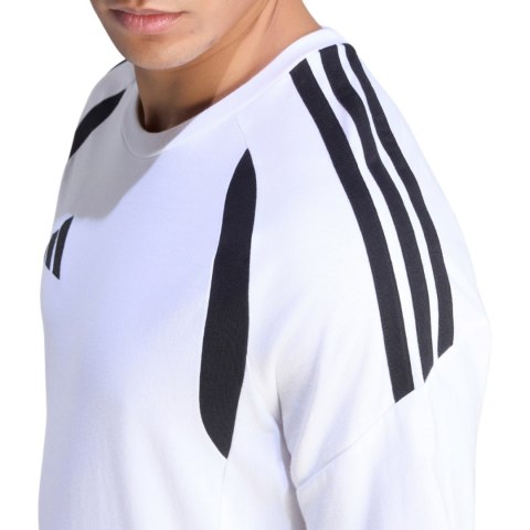 Koszulka męska adidas Tiro 26 League Tee biało-czarna KC3698