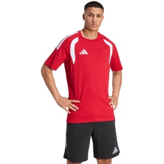 Koszulka męska adidas Tiro 26 League Tee czerwona KC3697