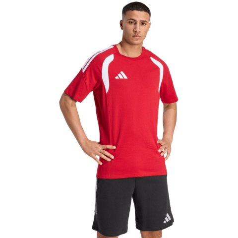 Koszulka męska adidas Tiro 26 League Tee czerwona KC3697