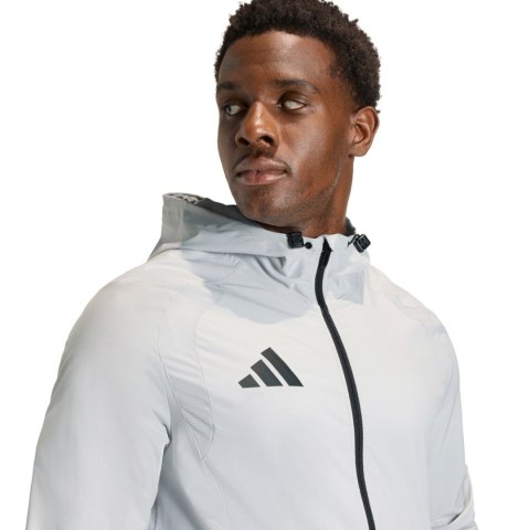 Kurtka męska adidas Tiro 26 Travel Windbreaker jasnoszara KD3336