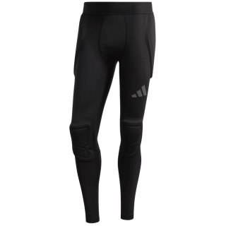 Legginsy bramkarskie męskie adidas Padded Goalkeeper Baselayer Long czarne JZ9224