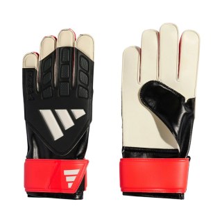 Rękawice bramkarskie dla dzieci adidas Predator Training czarno-biało-czerwone KR0472