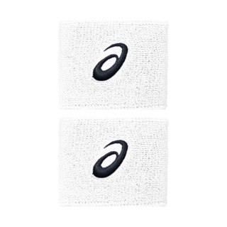 Frotka na rękę Asics Wrist Band 2 szt. biała 3043A143 100