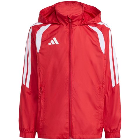 Kurtka dla dzieci adidas Tiro 26 League Windbreaker czerwona JY9724