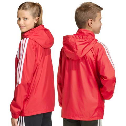 Kurtka dla dzieci adidas Tiro 26 League Windbreaker czerwona JY9724
