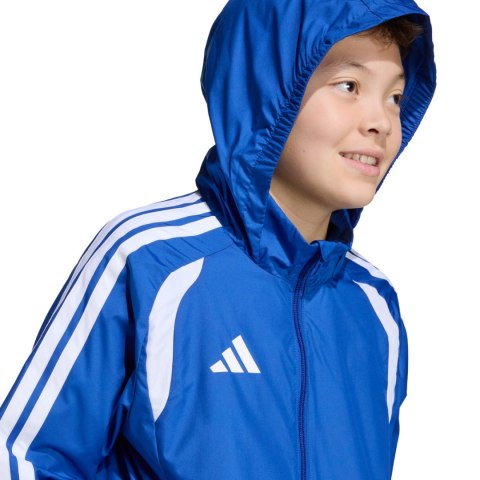 Kurtka dla dzieci adidas Tiro 26 League Windbreaker niebieska JY9723