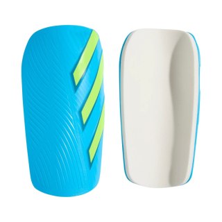 Ochraniacze piłkarskie adidas Tiro EU Club błękitno-limonkowe KA7842