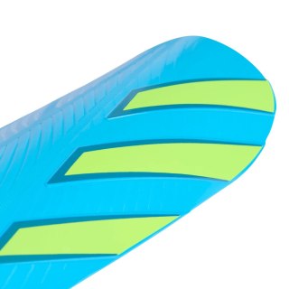 Ochraniacze piłkarskie adidas Tiro EU Club błękitno-limonkowe KA7842