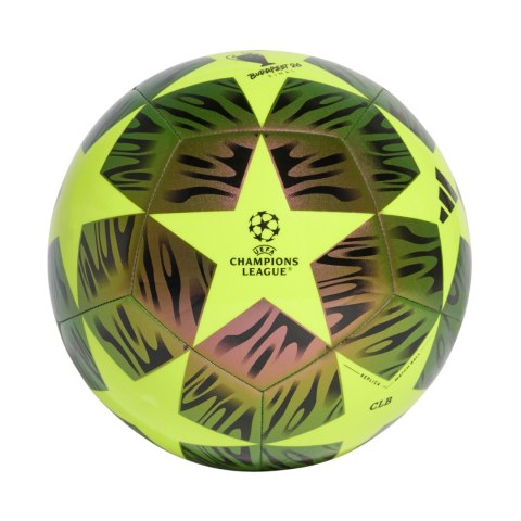 Piłka nożna adidas UCL 25/26 Final Club zielono-czarna JX9092