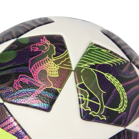 Piłka nożna adidas UCL 25/26 Final Competition biało-fioletowa JX9096