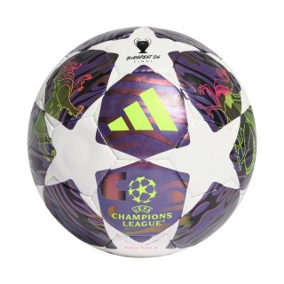 Piłka nożna adidas UCL 25/26 Final Pro Sala fioletowo-biała JX9102