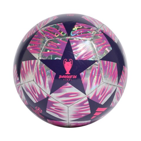 Piłka nożna adidas UCL 25/26 Final Training Foil fioletowa JX9104