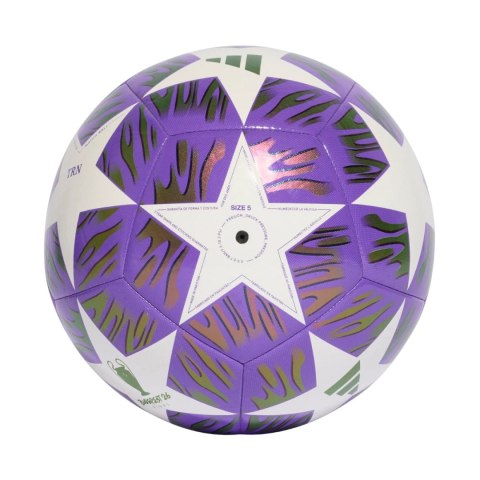 Piłka nożna adidas UCL 25/26 Final Training fioletowo-biała JX9089