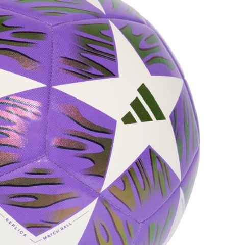 Piłka nożna adidas UCL 25/26 Final Training fioletowo-biała JX9089