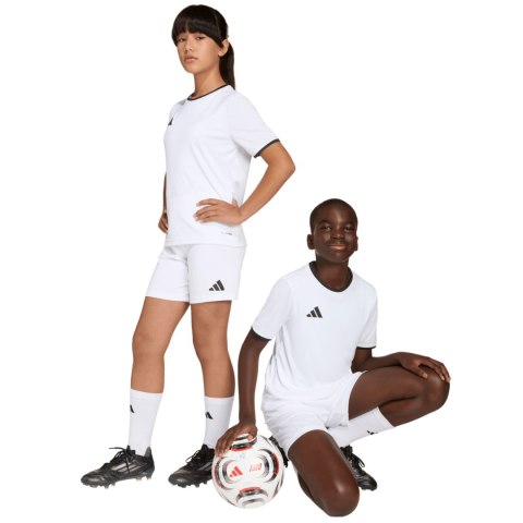 Spodenki dla dzieci adidas Entrada 26 białe JZ6526