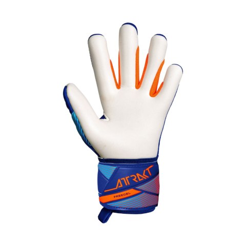 Rękawice bramkarskie Reusch Attrakt Freegel Advance Junior niebieskie 5672235 4129