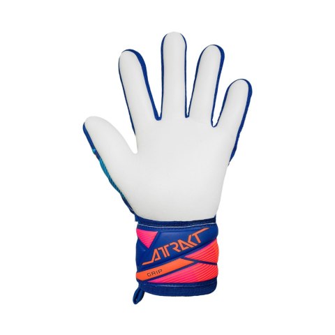 Rękawice bramkarskie Reusch Attrakt Grip niebieskie 5670815 4126