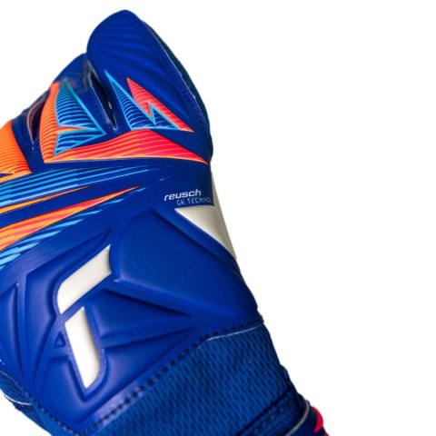 Rękawice bramkarskie Reusch Attrakt Grip niebieskie 5670815 4126